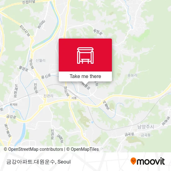 금강아파트.대원운수 map