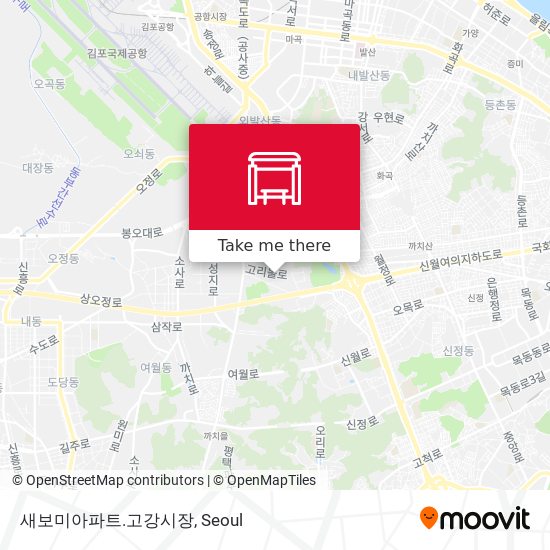 새보미아파트.고강시장 map
