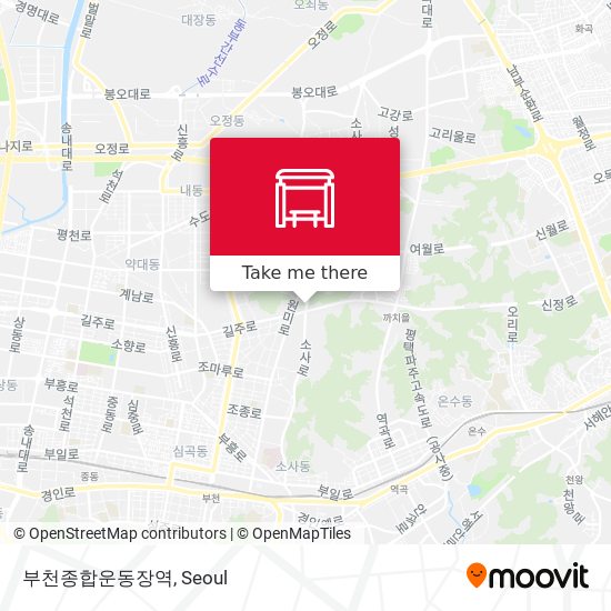 부천종합운동장역 map