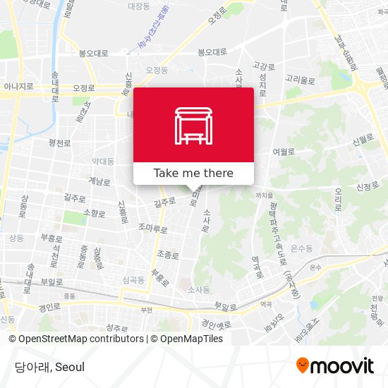 당아래 map