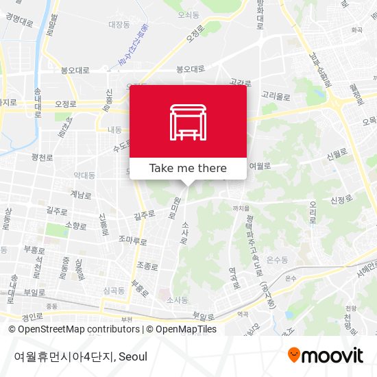 여월휴먼시아4단지 map