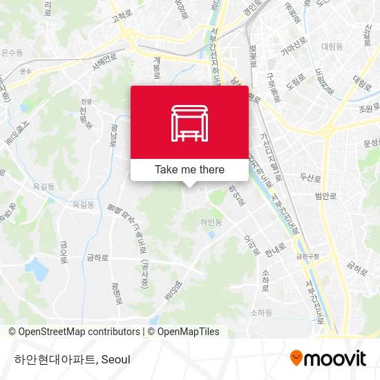 하안현대아파트 map