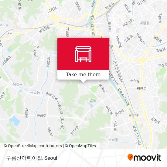 구름산어린이집 map