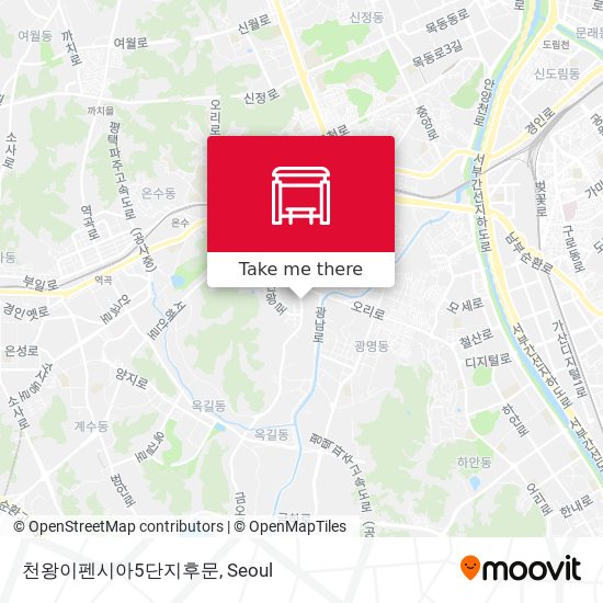 천왕이펜시아5단지후문 map