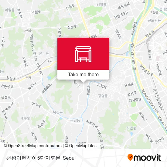 천왕이펜시아5단지후문 map