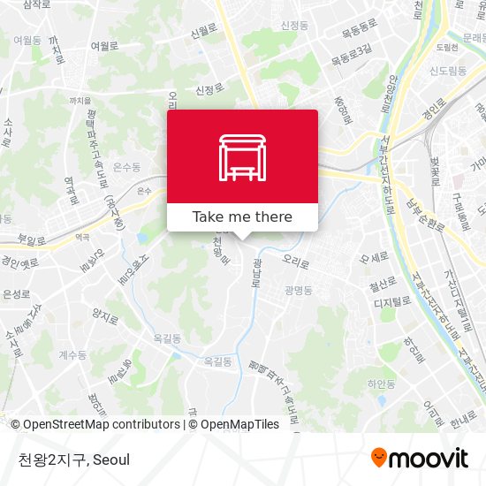 천왕2지구 map