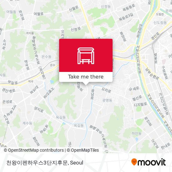 천왕이펜하우스3단지후문 map