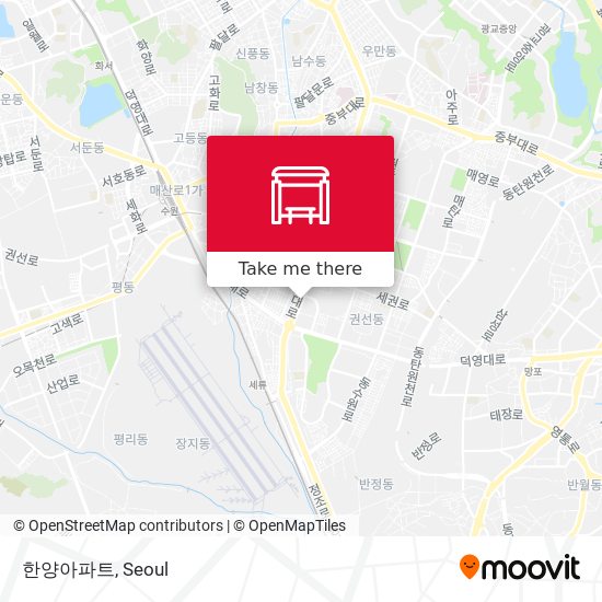 한양아파트 map