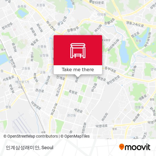 인계삼성래미안 map