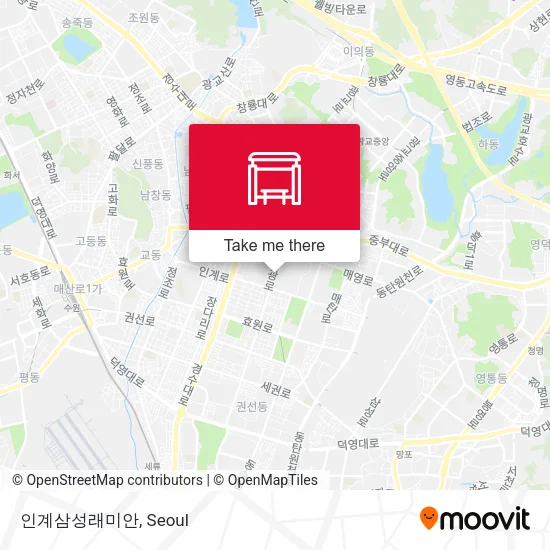 인계삼성래미안 map