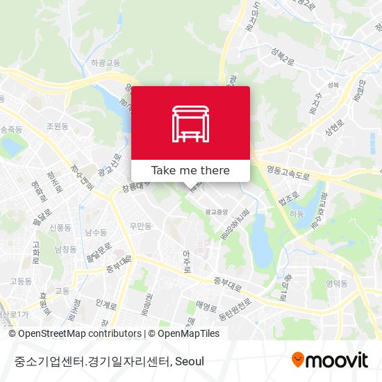 중소기업센터.경기일자리센터 map