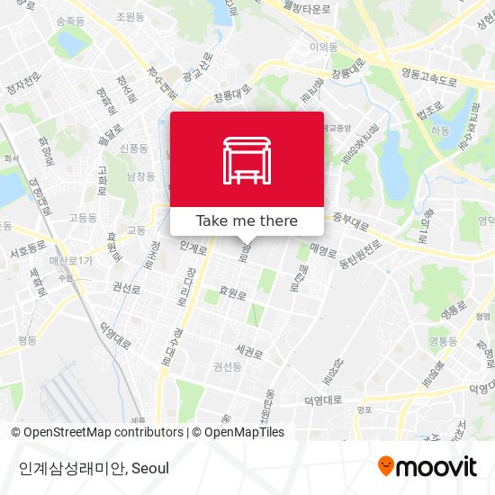 인계삼성래미안 map