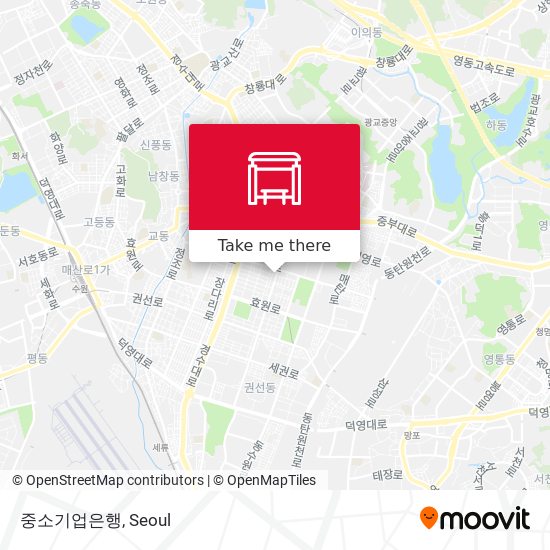 중소기업은행 map