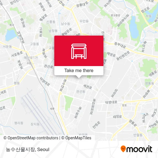 농수산물시장 map