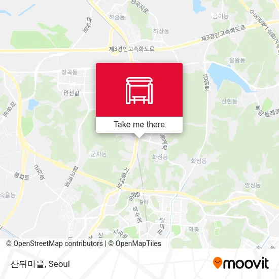산뒤마을 map