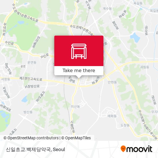 신일초교.백제당약국 map