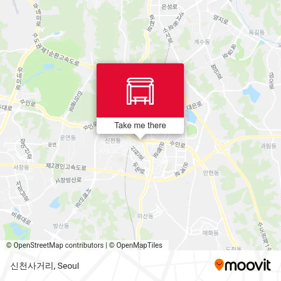 신천사거리 map