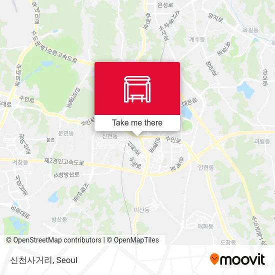 신천사거리 map