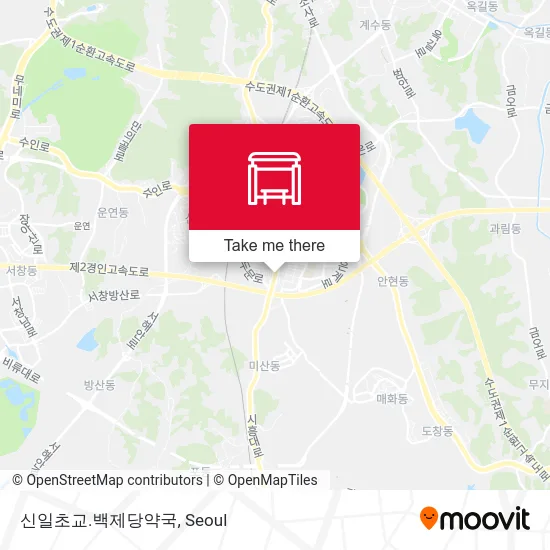 신일초교.백제당약국 map