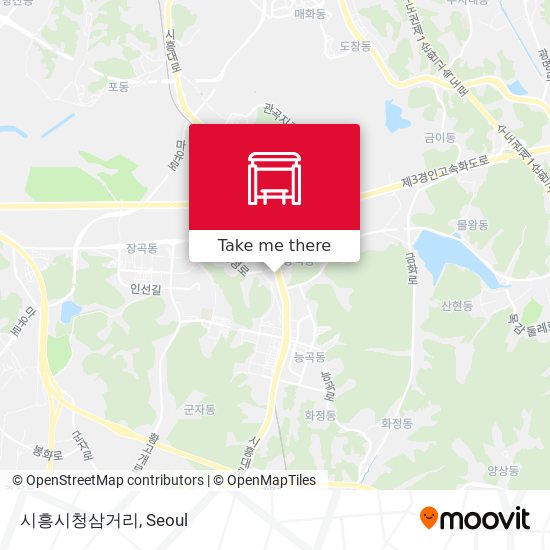 시흥시청삼거리 map