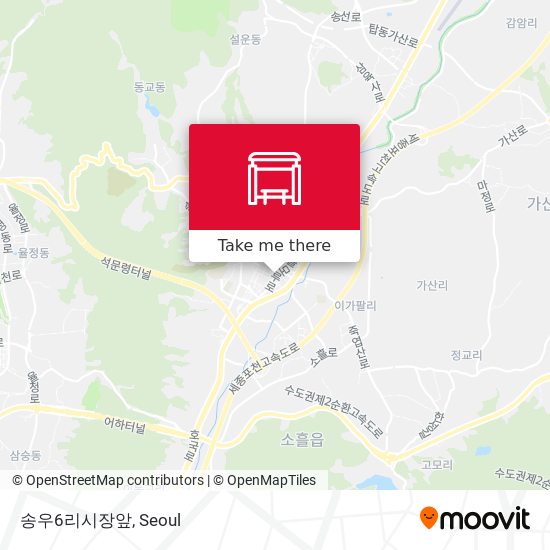 송우6리시장앞 map