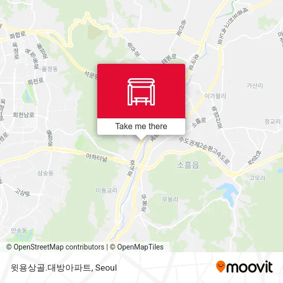 윗용상골.대방아파트 map