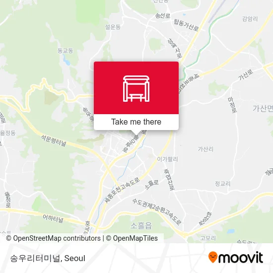 송우리터미널 map