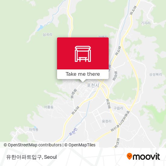 유한아파트입구 map