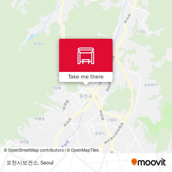 포천시보건소 map