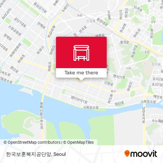 한국보훈복지공단앞 map