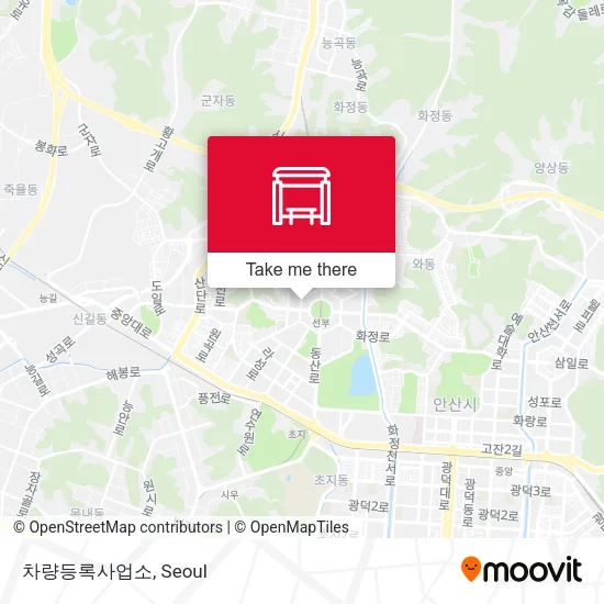 차량등록사업소 map