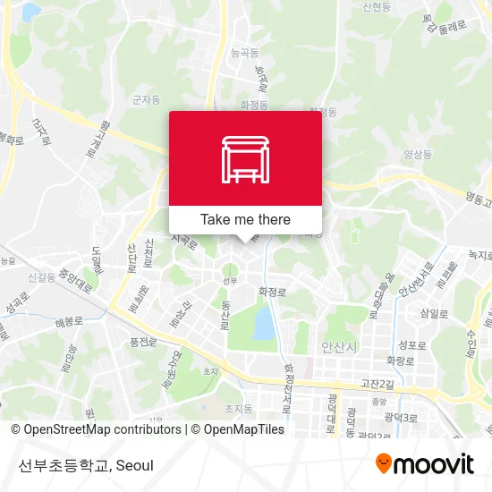 선부초등학교 map