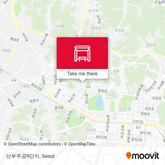 선부주공9단지 map