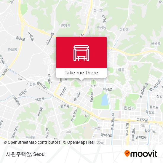 사원주택앞 map