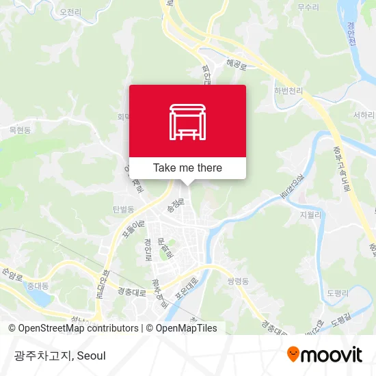 광주차고지 map