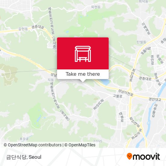 금단식당 map