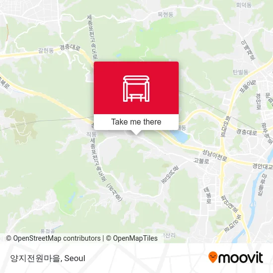 양지전원마을 map