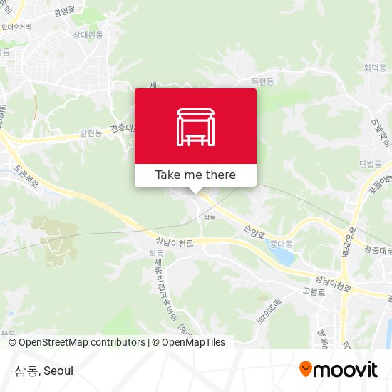 삼동 map