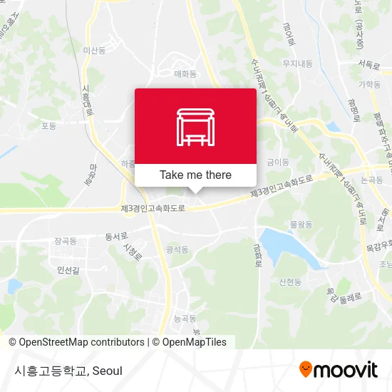 시흥고등학교 map