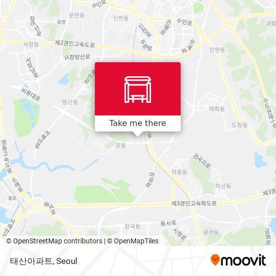 태산아파트 map