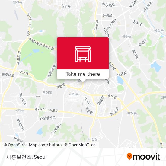 시흥보건소 map