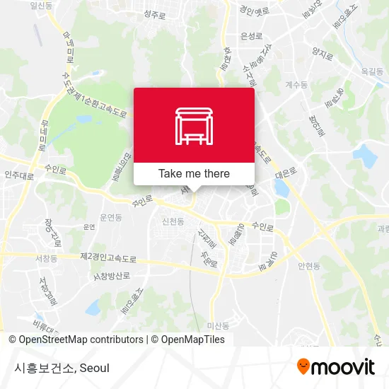 시흥보건소 map