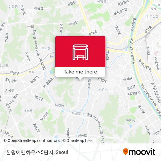 천왕이펜하우스5단지 map