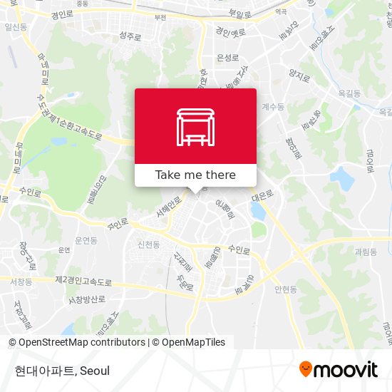 현대아파트 map