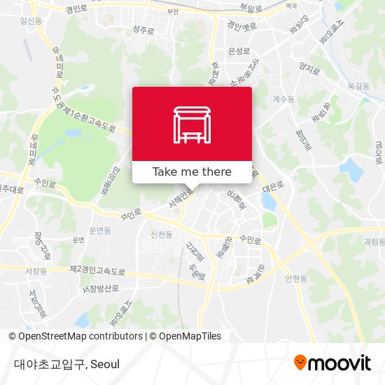 대야초교입구 map