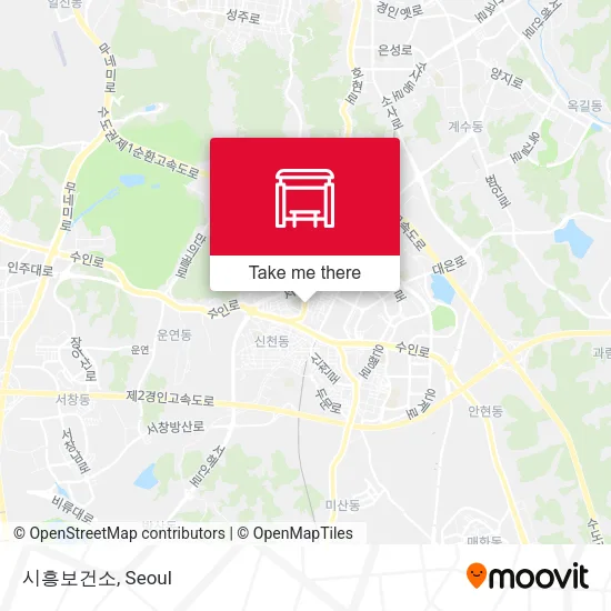 시흥보건소 map
