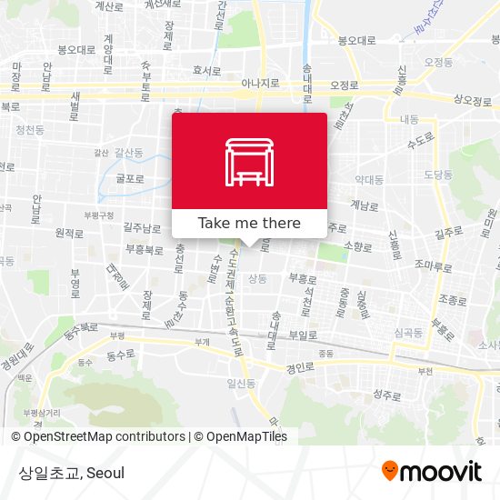상일초교 map