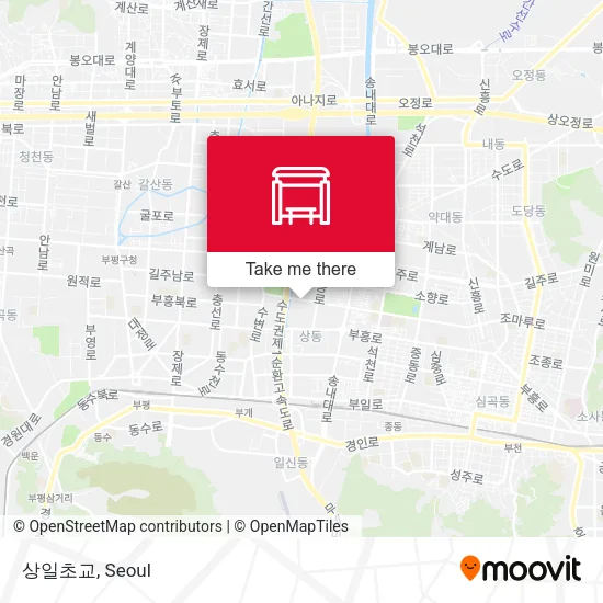 상일초교 map