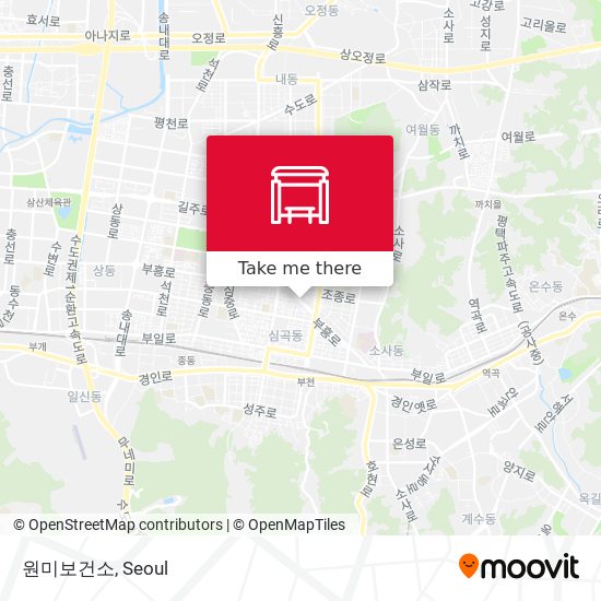 원미보건소 map