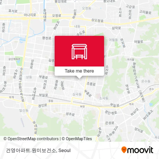 건영아파트.원미보건소 map